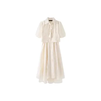 POPO.INFO Short Sleeved Dress Women's