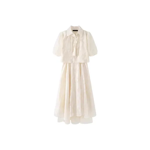 POPO.INFO Short Sleeved Dress Women's