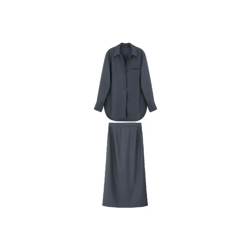 NINE WEST Casual Suit Women's Dark Gray-0