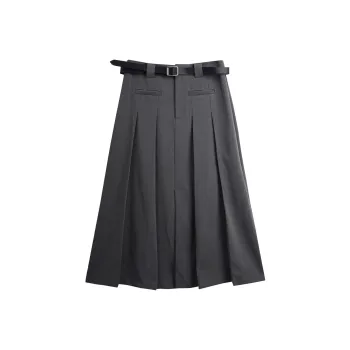 Olrain Skirt Spring Model Women's Gray