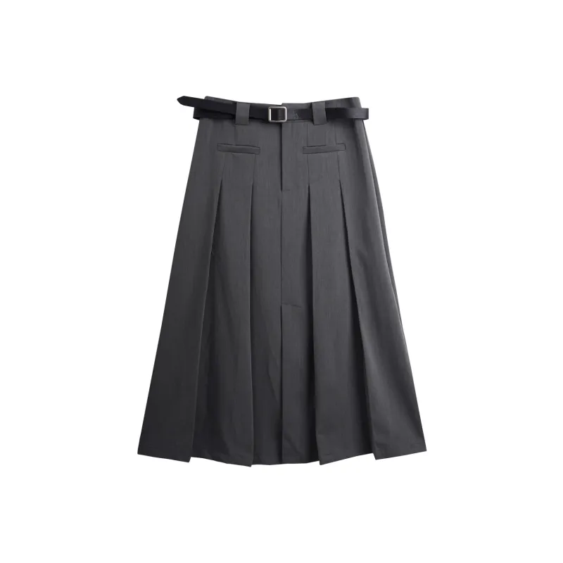 Olrain Skirt Spring Model Women's Gray-0