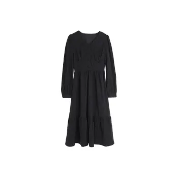 SETIROM Long Sleeved Dress Women's Black