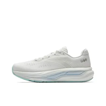 Anta Shock Absorbers Rebound Low Top Casual Running Shoes Women's White Blue