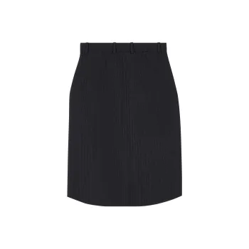 Balenciaga SS23 Casual Long Skirt Regular Fit Women's Black