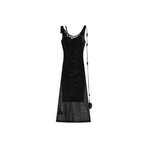 CULT GAIA Pemma Semi Sheer Midi Dress