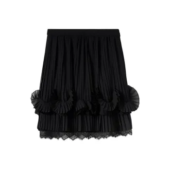 Burberry Casual Short Skirts Women's Black