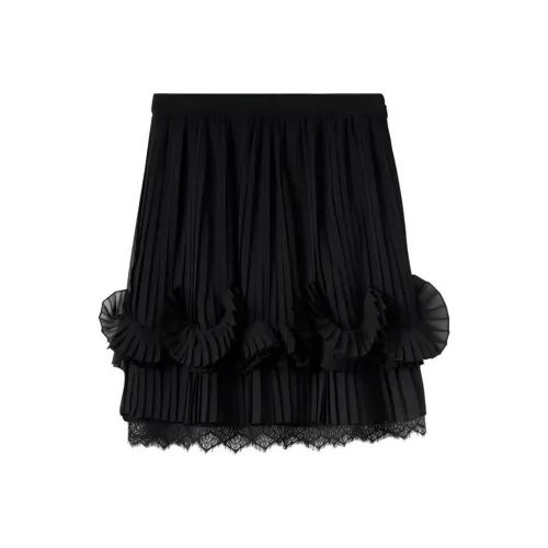 Burberry Casual Short Skirts Women's Black