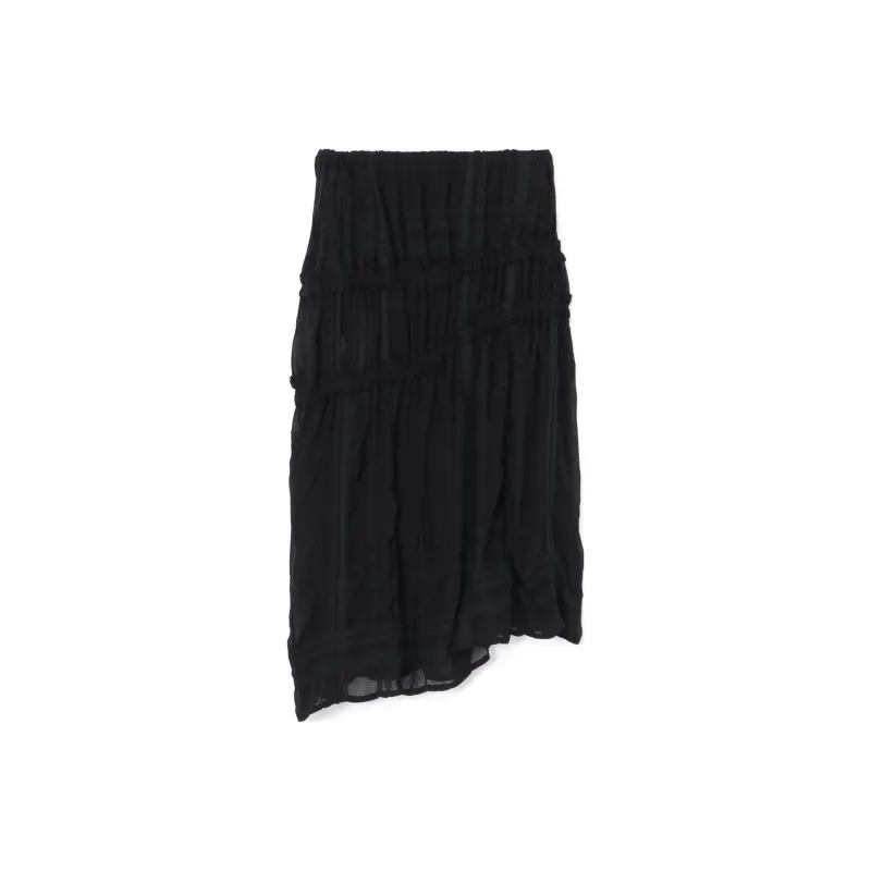 Yohji Yamamoto Casual Long Skirts Women's Black-0