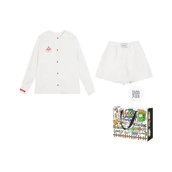 Pzhk Casual Suit Women's White Shirt+Pants