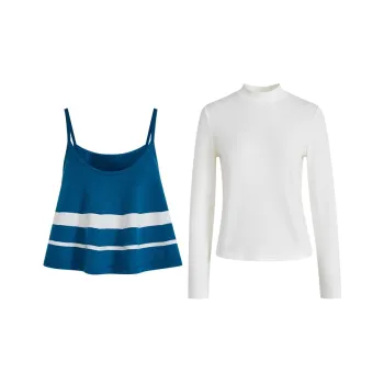 KUOSE Casual Suits Women's Blue