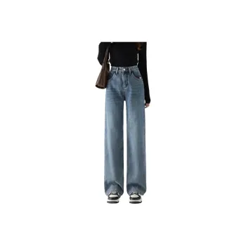 SITOL Jeans Women's Blue Fleece Lined