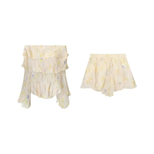 KKX Casual Suit Women's Light Yellow