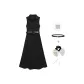 (Black+Belt+Hair Tie) Included