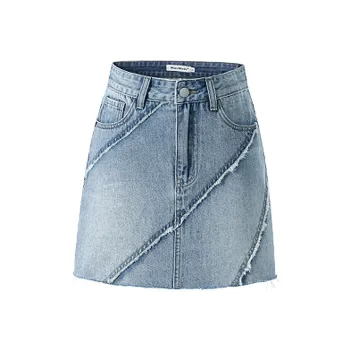 MacyMccoy Denim Short Skirts Women's Blue