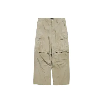 Balenciaga Cargo Pants Loose Fit Men's Dark Beige