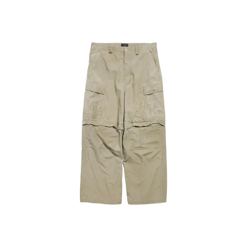 Balenciaga Cargo Pants Loose Fit Men's Dark Beige-0