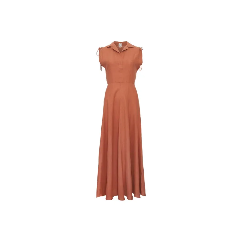 INES DE LA FRESSANGE Sleeveless Dress Women's Caramel-0