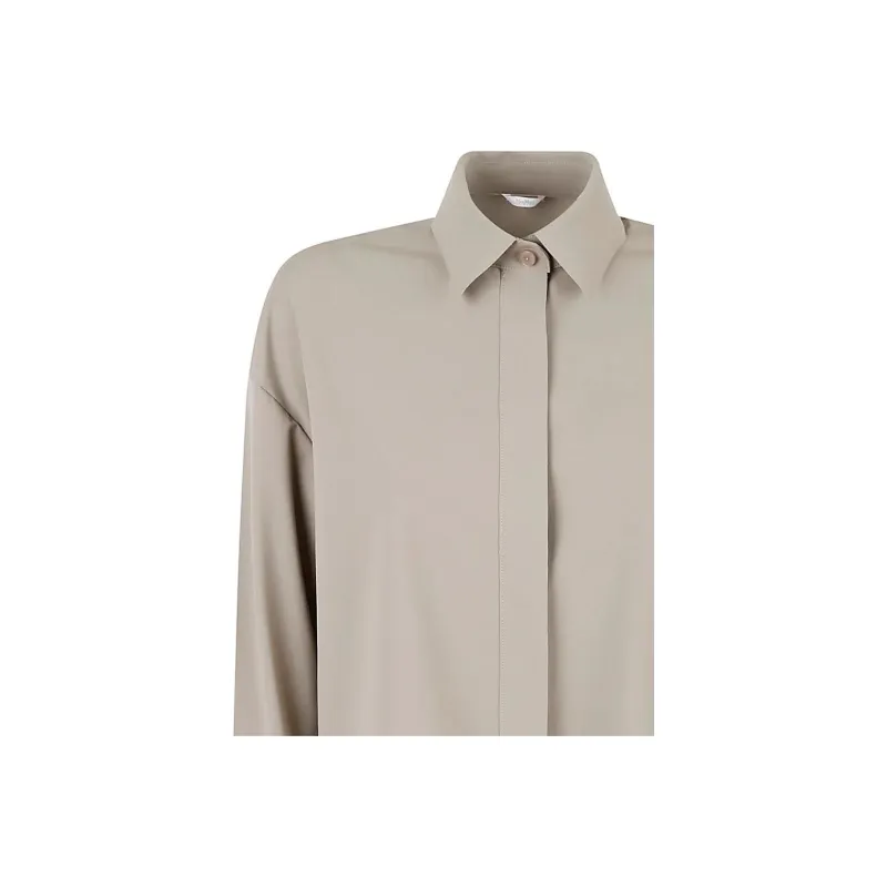 MaxMara Buttoned Long Sleeved Shirt-2