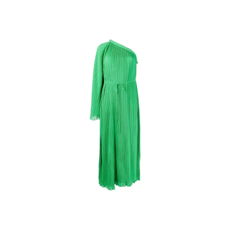 RACHEL GILBERT Crio Plissé-effect Midi Dress-0