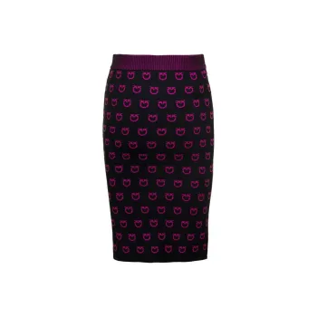 PINKO Casual Short Skirts Women's Black
