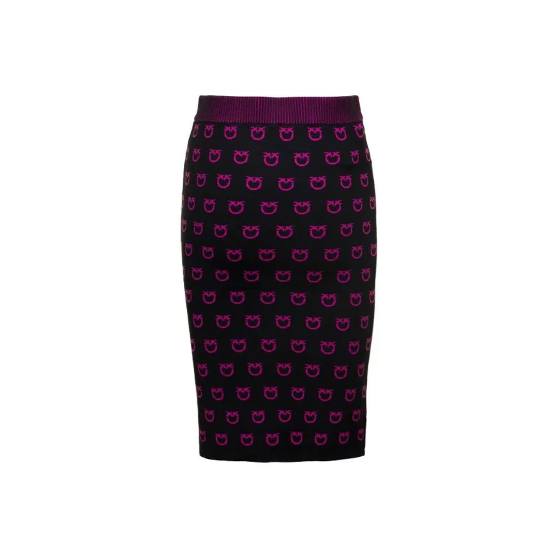 PINKO Casual Short Skirts Women's Black-0