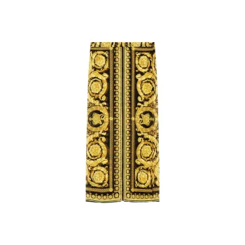 VERSACE Casual Long Skirts Women's Yellow