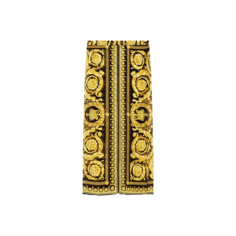 VERSACE Casual Long Skirts Women's Yellow-0