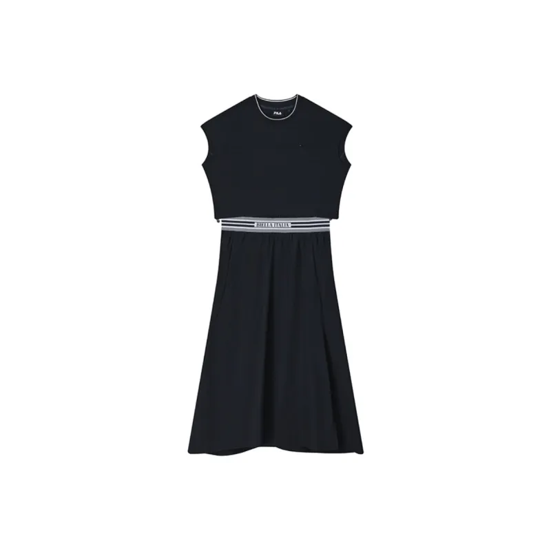 FILA Sleeveless Dress Women's Dense Ink Blue NV-0