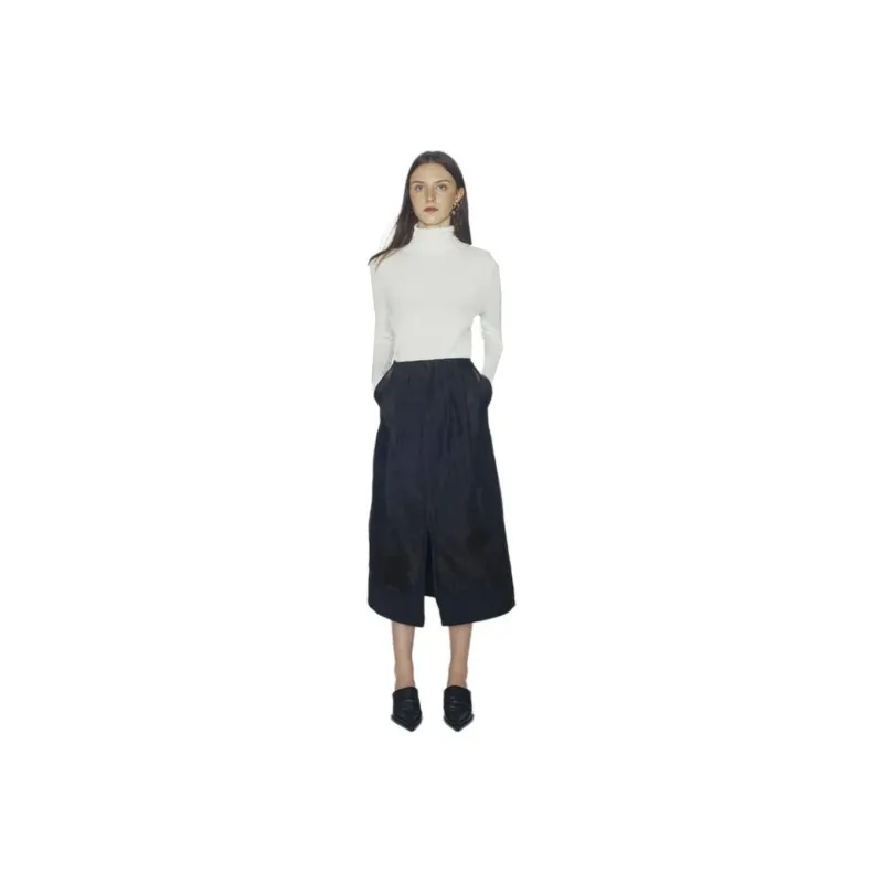 SUNDAY LIFE Casual Long Skirt Women's Black-0