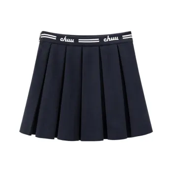 CHUU Casual Short Skirts Women's Navy Blue