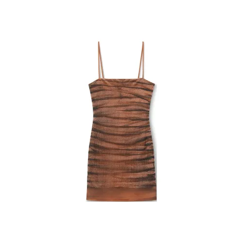Alexander Wang FW24 Slip Dress Women's Brown