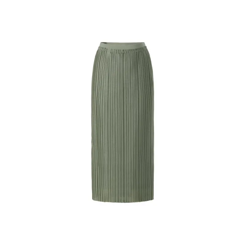 JZ. ANNAKRO Casual Long Skirt Women's Green Shades-0