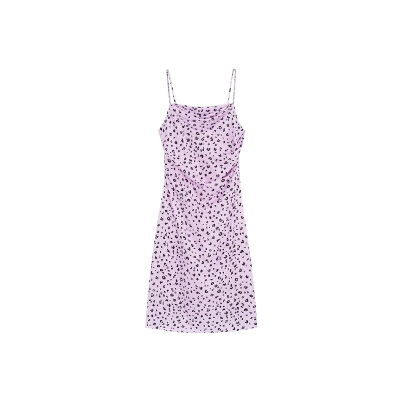 Bebe Slip Dresses Women's Black Pinkish-0