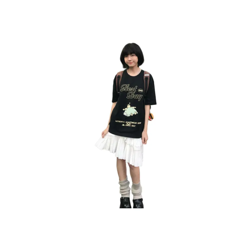 ABBY GODDESS T Shirts Women's Black-0