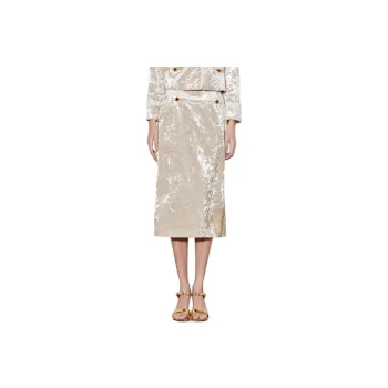 XOOR Casual Long Skirts Women's Champagne