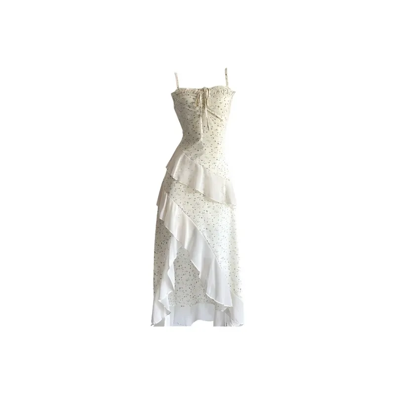 SECFLY OFFICIAL Slip Dress Women's Light Yellow-0