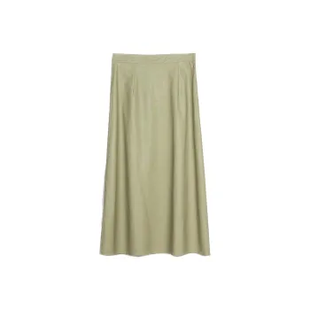 Birthday Casual Long Skirts Women's Green