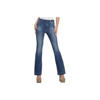 GUESS Flare Denim Pant Jeans Women's Blue