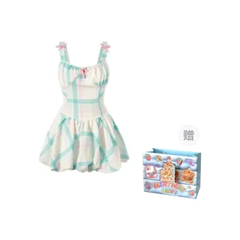 TWOPLUMGIRLS Sleeveless Dress Women's Multicolor Plaid