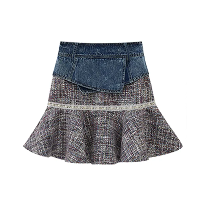 LULUALWAYS Cropped Skirt Light Purple-0