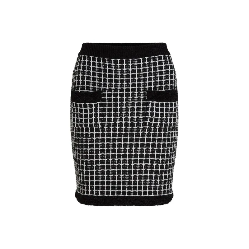 KARL LAGERFELD / Karl Lagerfeld Jeans Bouclé Two pocket Pencil Skirt-0