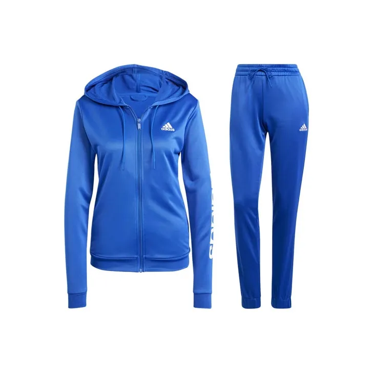 Adidas Linear Tracksuit Casual Suit Women's Dark Blue-0