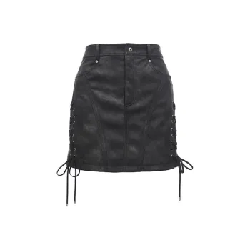 ONLY Leather Short Skirts Women's