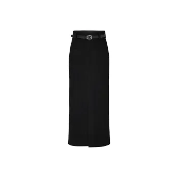 MOCO Casual Long Skirts Women's Black