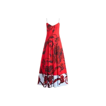 ALICE+OLIVIA Isabelle Midi Dress