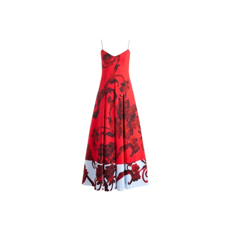 ALICE+OLIVIA Isabelle Midi Dress-0