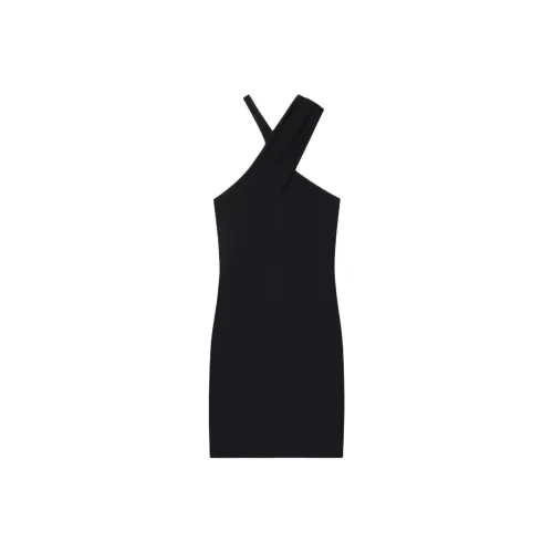 COURREGES Criss Cross Mini Jersey Dress