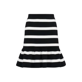 Alexander McQueen SS24 Casual Short Skirts Women's Black