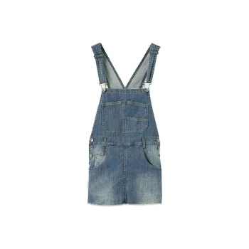A head of Agua Denim Short Skirts Women's Washed Blue