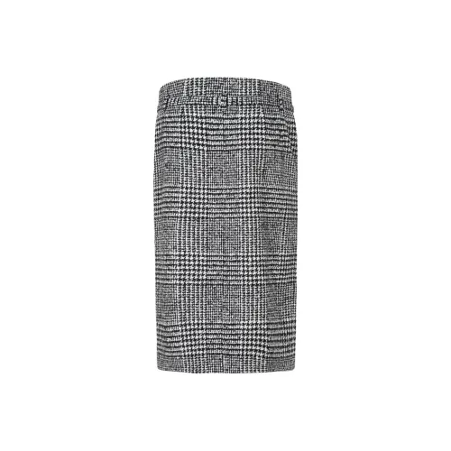 TOM FORD Checked Zipped Pencil Skirt